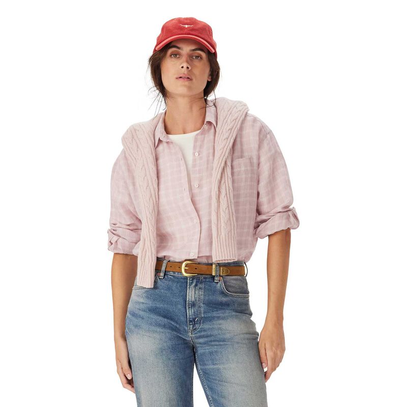 R.M. Williams Hopeland Linen Check Shirt image number 0